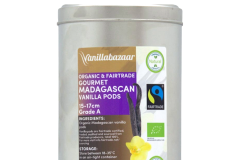 500g Gourmet Organic & Fairtrade Madagascan Vanilla Pod Tin