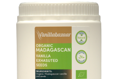 500g Organic Madagascan Vanilla Exhausted Seeds Jar